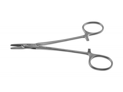 Diethrich Needle Holder, Tungsten Carbide, Spring & Ring Handles, W/ Lock (Use W/ 6-0, 7-0 & 8-0 Suture), 1.0 Mm Tips, 6" (15.0 Cm)